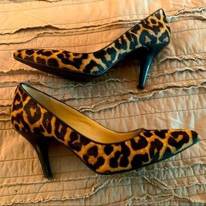 Michael Kors leopard heels sz 7